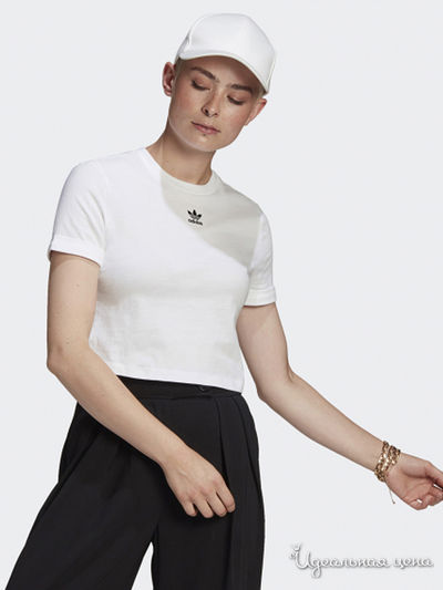 Футболка Adidas, цвет белый