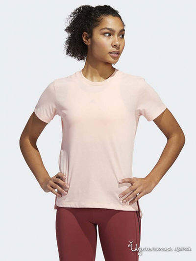 Футболка Adidas, цвет розовый