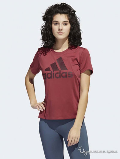 Футболка Adidas, цвет розовый