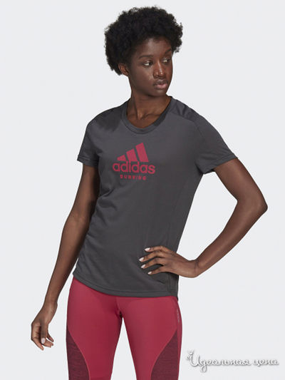 Футболка Adidas, цвет серый