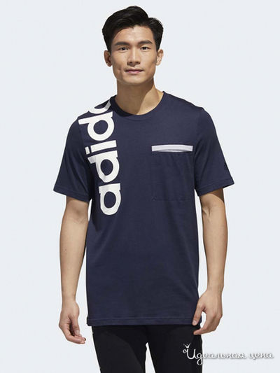 Футболка Adidas, цвет синий