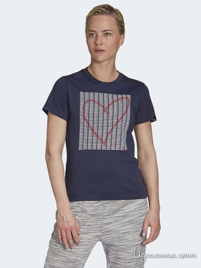 Футболка Adidas, цвет синий