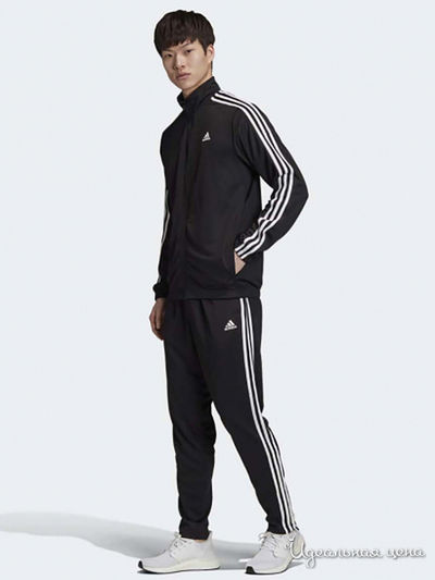 Костюм спортивный Adidas, цвет черный