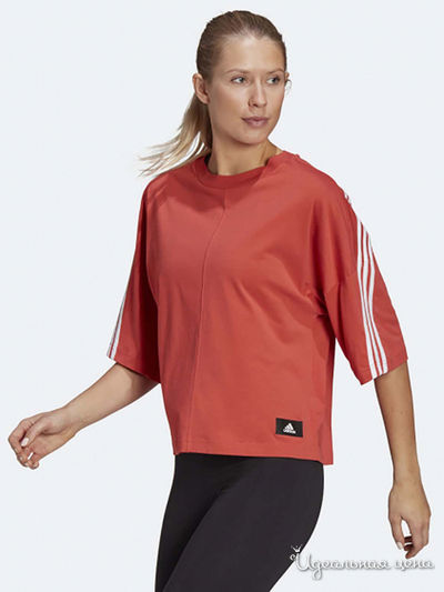 Футболка Adidas, цвет красный