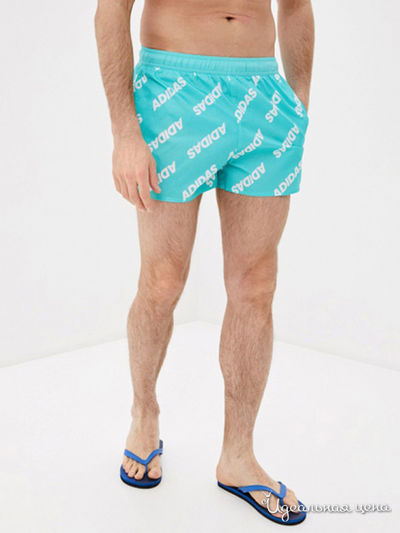 Шорты Adidas, цвет голубой