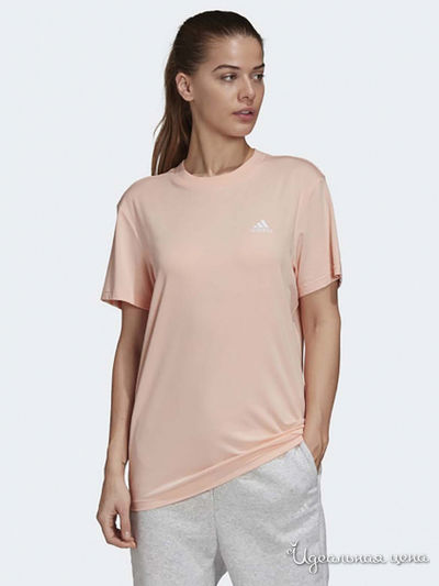 Футболка Adidas, цвет розовый