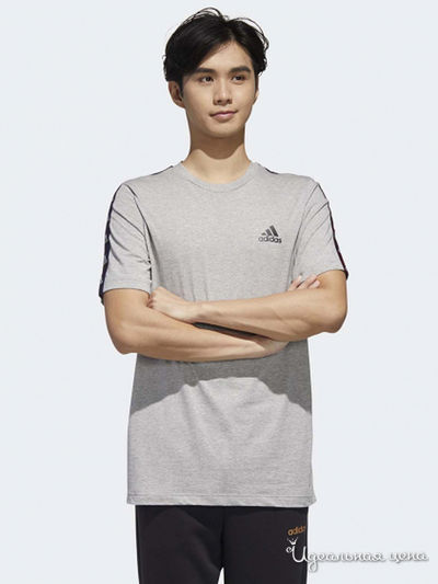 Футболка Adidas, цвет серый