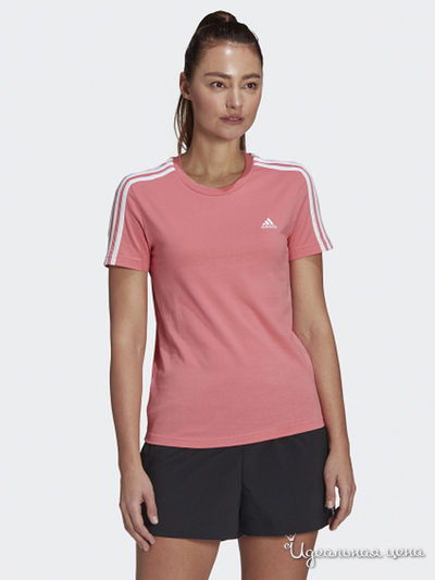 Футболка Adidas, цвет розовый