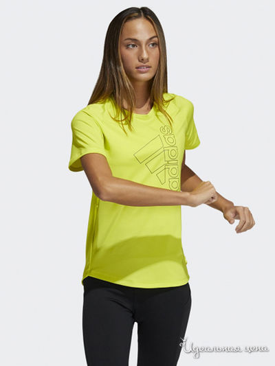 Футболка Adidas, цвет желтый