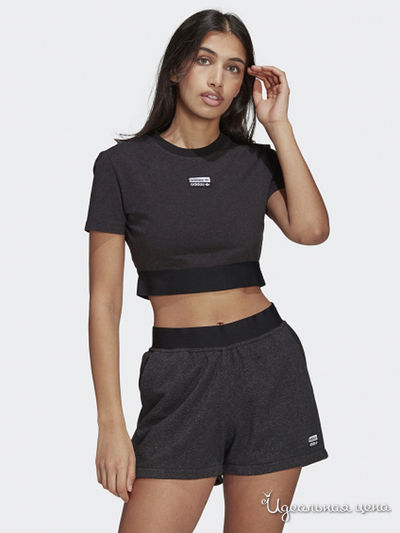 Футболка Adidas, цвет черный