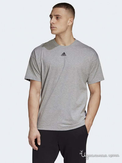 Футболка Adidas, цвет серый