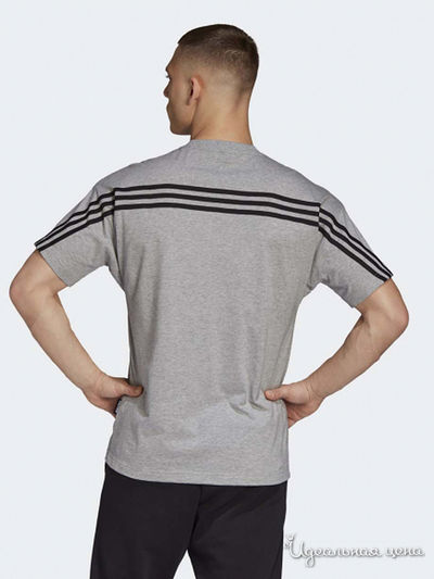 Футболка Adidas, цвет серый