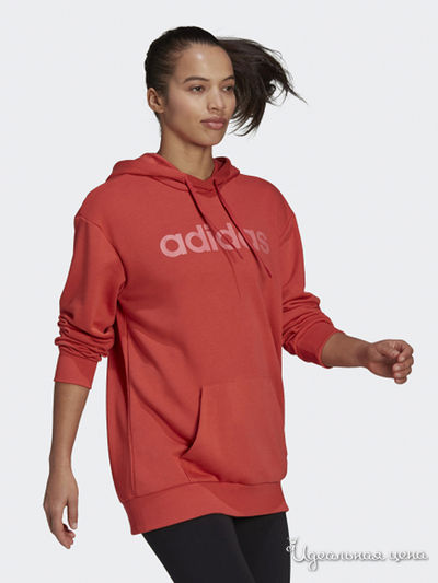 Толстовка Adidas, цвет красный