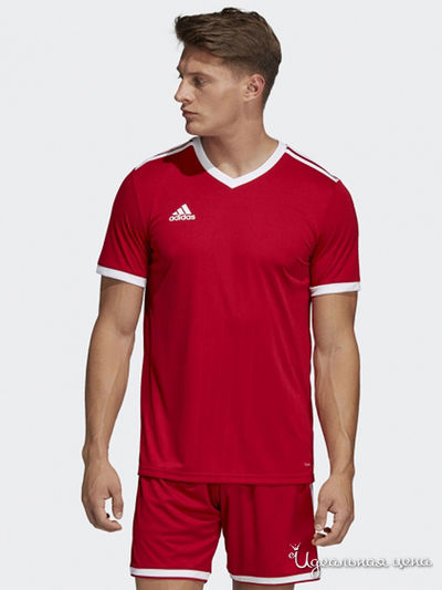 Футболка спортивная Adidas, цвет красный