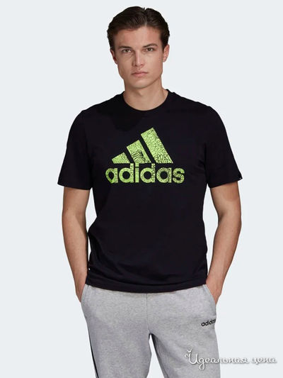 Футболка Adidas, цвет черный