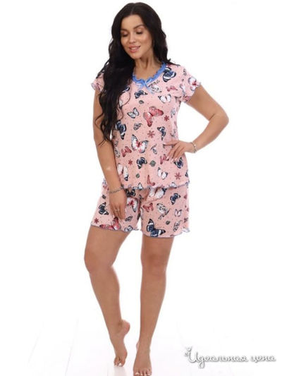 Комплект домашней одежды Sweet Home, цвет розовый