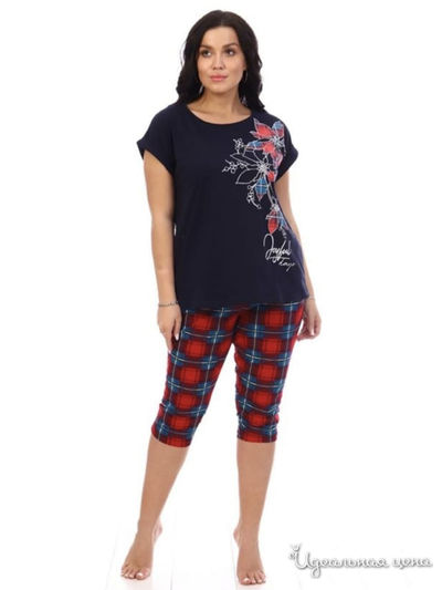 Комплект домашней одежды Sweet Home, цвет синий