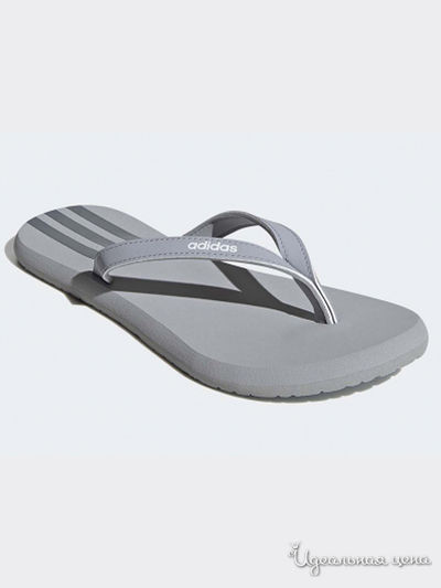 Шлепанцы Adidas, цвет серый