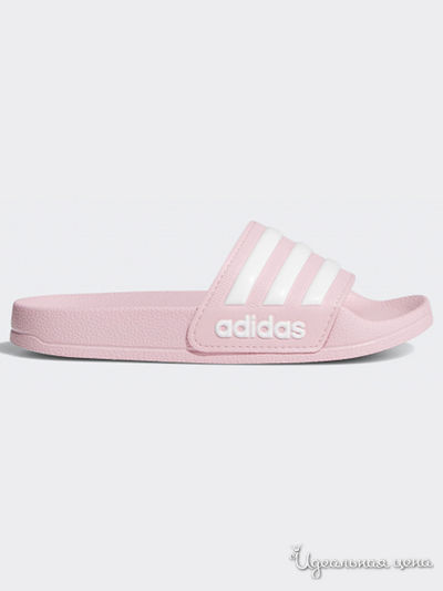 Шлепанцы Adidas, цвет розовый