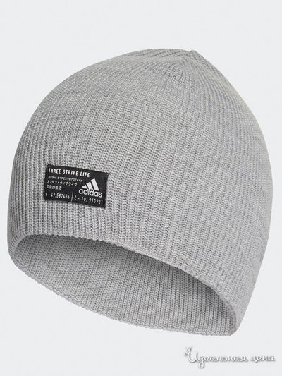 Шапка Adidas, цвет серый
