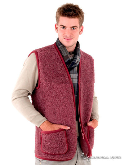 Жилет Alwero, цвет бордовый
