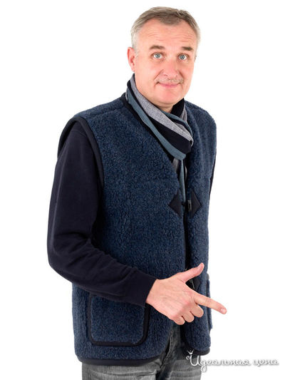 Жилет Alwero, цвет Синий темный