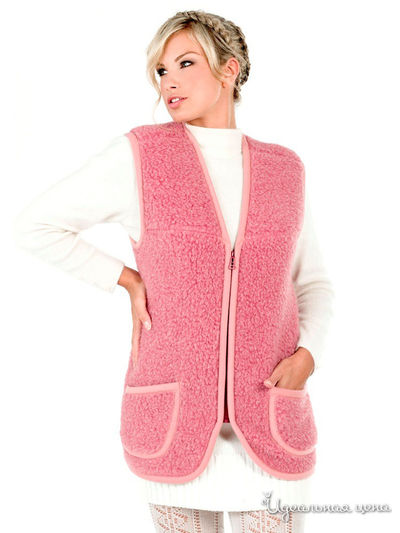 Жилет Alwero, цвет розовый