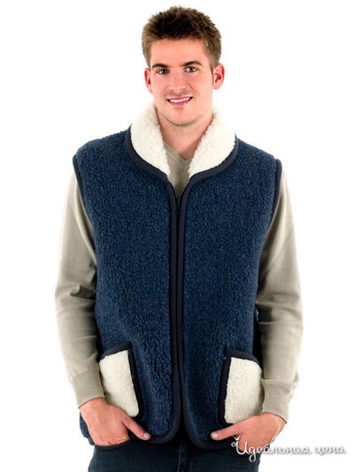 Жилет Alwero, цвет т.синий/белый