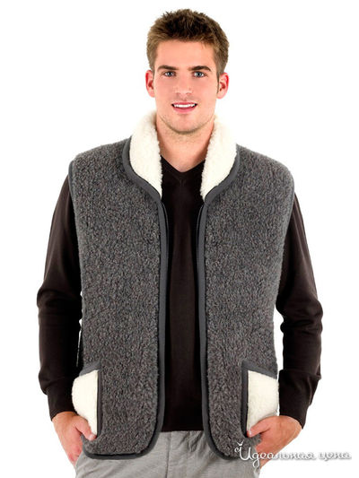 Жилет Alwero, цвет графитовый/белый