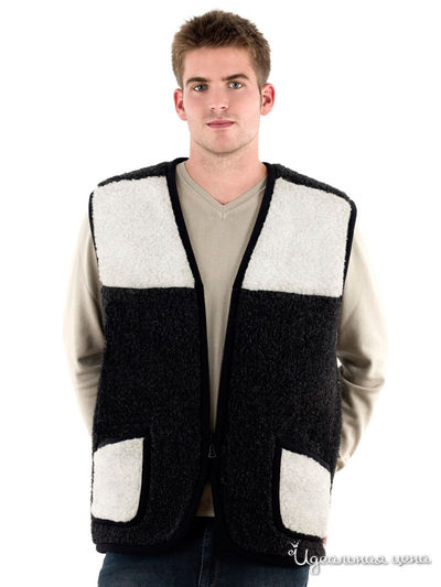 Жилет Alwero, цвет черный/белый