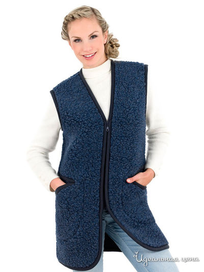 Жилет Alwero, цвет Синий темный