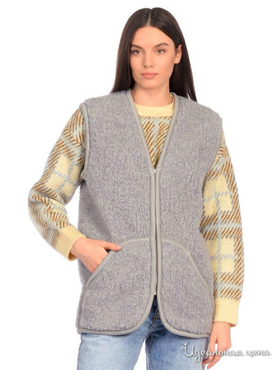 Жилет Alwero, цвет сизый