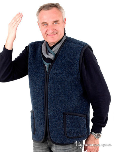 Жилет Alwero, цвет Синий темный