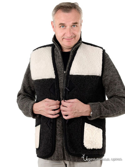 Жилет Alwero, цвет черный/белый