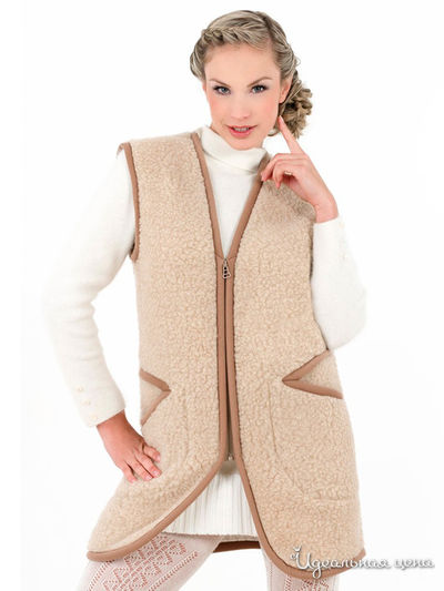 Жилет Alwero, цвет бежевый