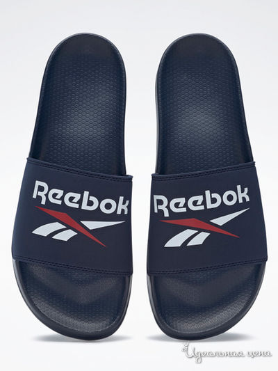 Шлепанцы REEBOK, цвет синий