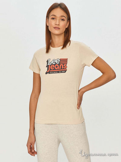 Футболка LEE, цвет бежевый