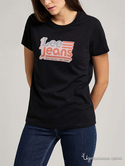 Футболка LEE, цвет черный