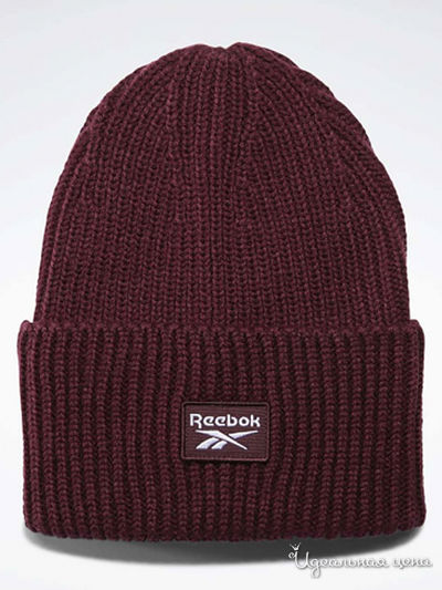 Шапка REEBOK, цвет бордовый