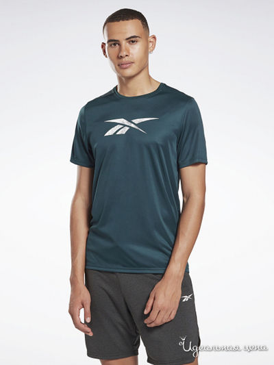 Футболка REEBOK, цвет зеленый