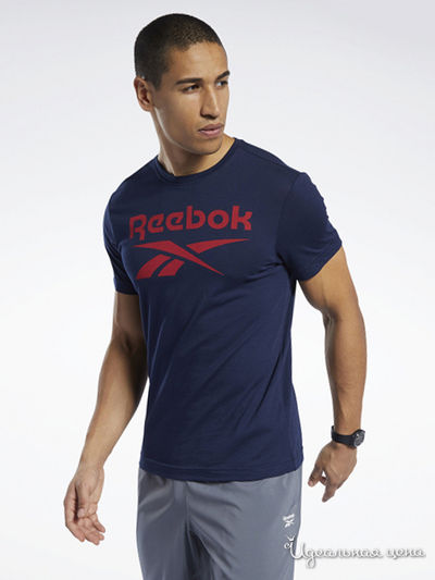 Футболка REEBOK, цвет синий