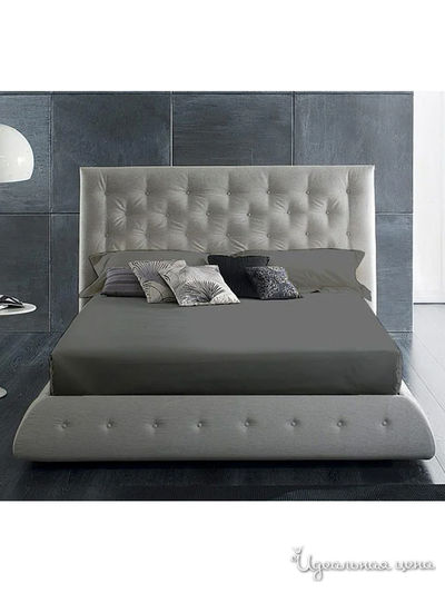 Простыня, 180*215 см Primavelle, цвет графит