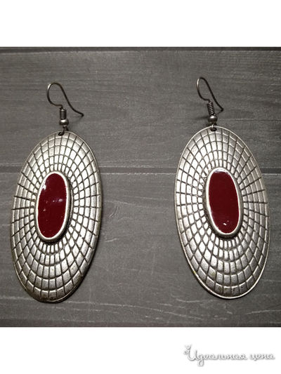 Серьги "Паутинка" De.lin`a, цвет Металлический