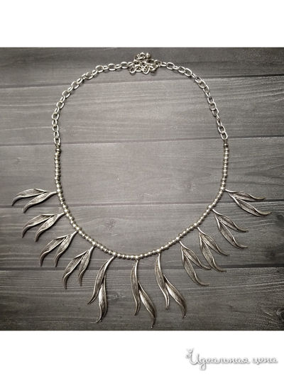 Ожерелье "Флора" De.lin`a, цвет Металлический