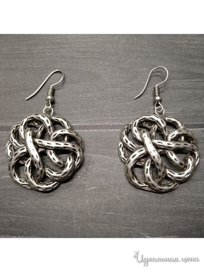 Серьги "Превратности судьбы" De.lin`a, цвет Металлический