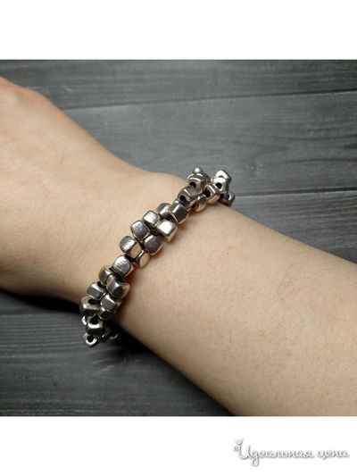 Браслет "След на песке" De.lin`a, цвет Металлический