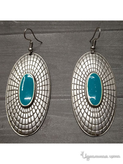 Серьги "Паутинка" De.lin`a, цвет Металлический