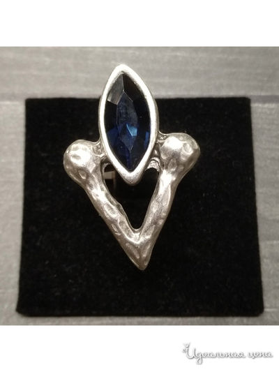 Кольцо  "Тина" De.lin`a, цвет Металлический