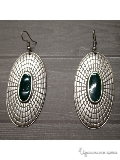 Серьги "Паутинка" De.lin`a, цвет Металлический