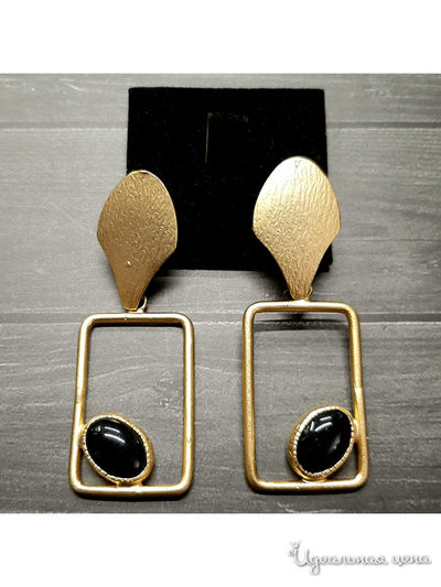 Cерьги "Взгляд Вселенной" De.lin`a, цвет Металлический